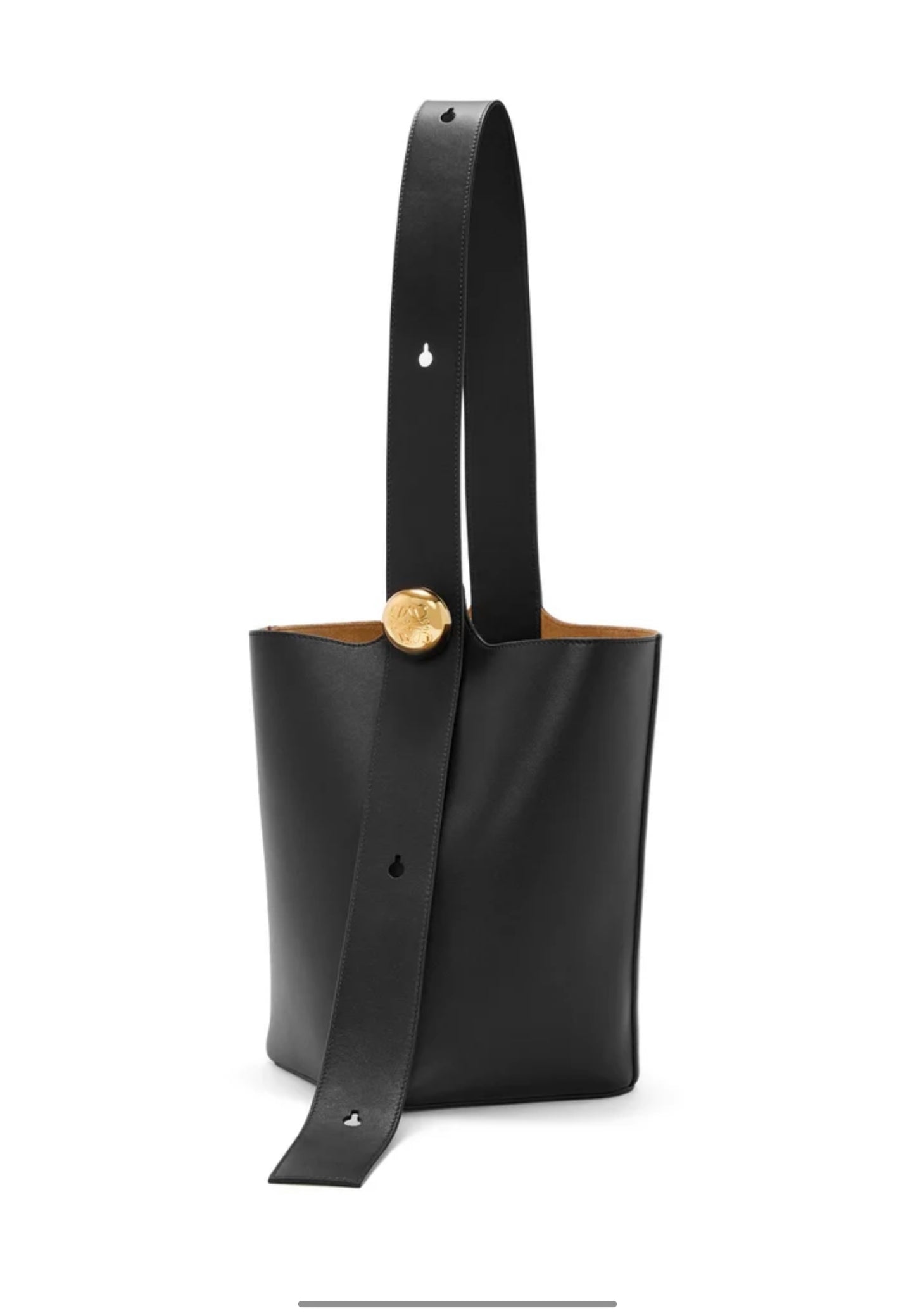 LOEWE Pebble Mini leather bucket bag